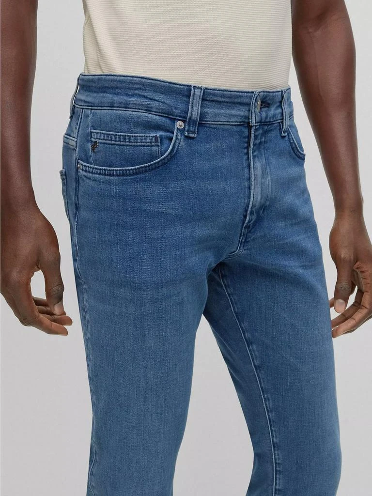 Hugo Boss Slim-Fit Jeans in Italian Cashmere-Touch Denim 5