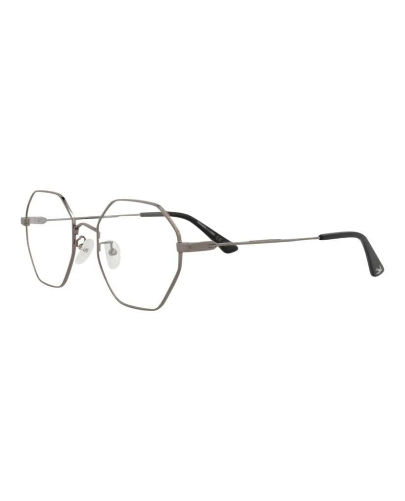 Alexander McQueen Square-Frame Metal Optical Frames 2