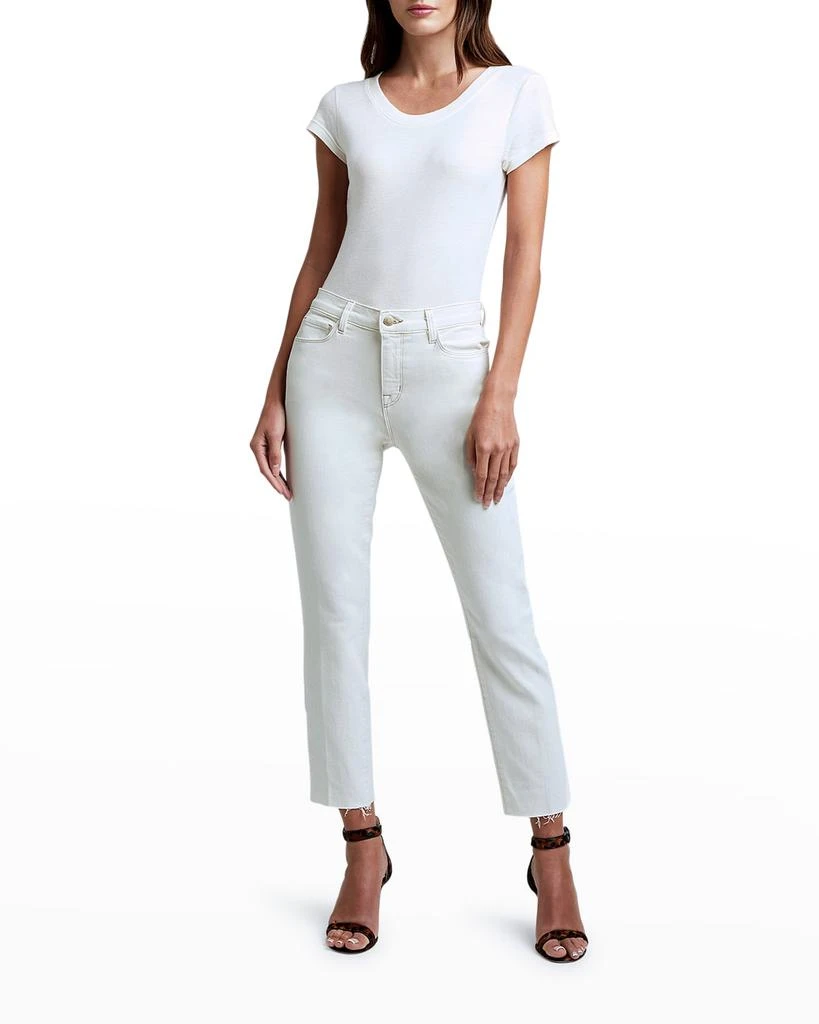 L'Agence Sada High-Rise Crop Slim Jeans 3