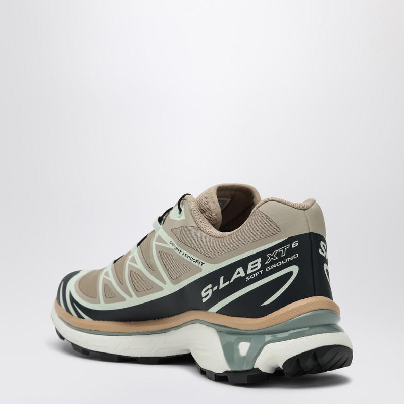 Salomon Sneaker XT-6 Oxford tan/Carbon/Clearly Aqua - Casual