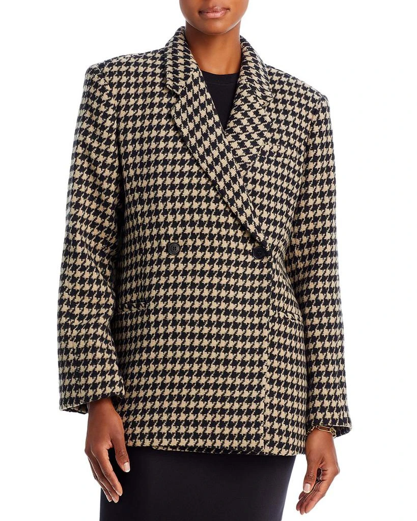 Anine Bing Kaia Houndstooth Blazer 6