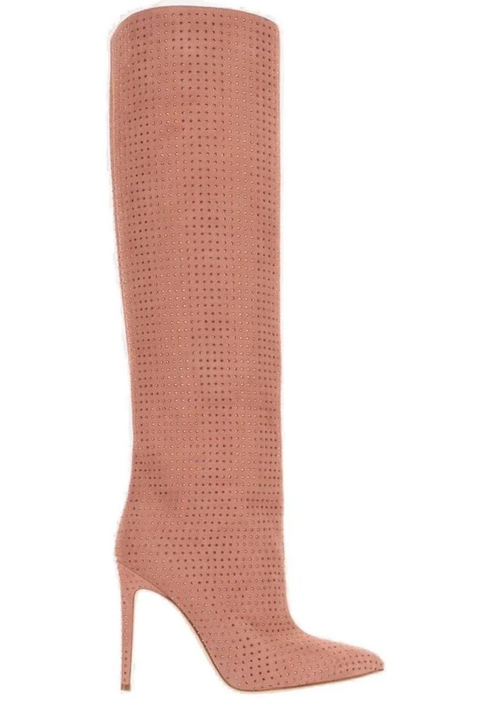 Paris Texas Crystal-embellished Knee-high Boots 1