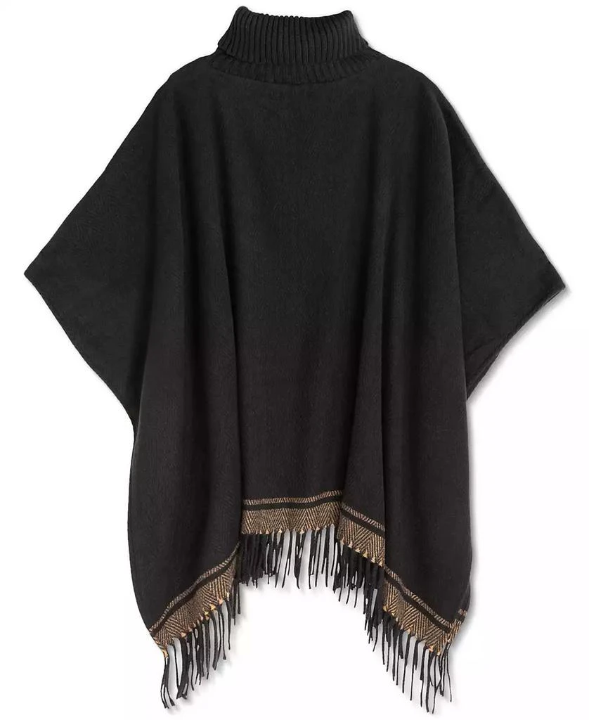 Ralph Lauren Woven Knit-Collar Ruana 3