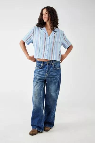 BDG BDG Sunshine Stripe Crop Shirt 2