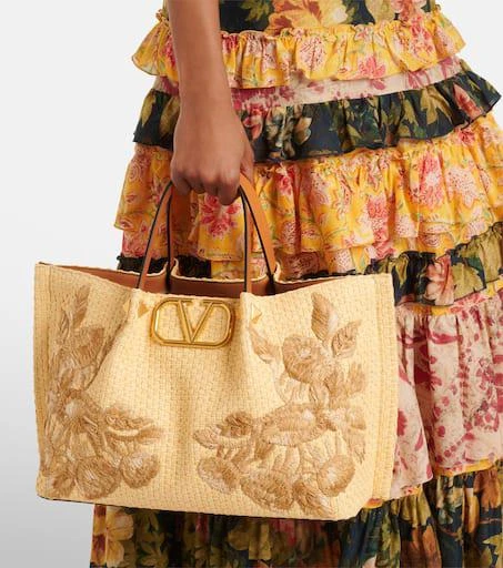 Valentino VLogo Medium floral shoulder bag 7