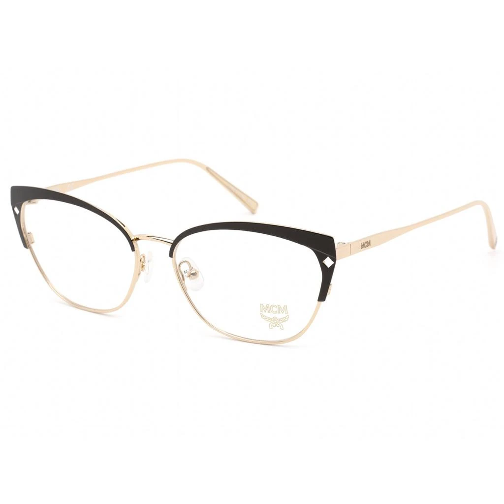 MCM MCM Women's Eyeglasses - Clear Demo Lens Gold/Black Cat Eye Frame | MCM2113 733 1