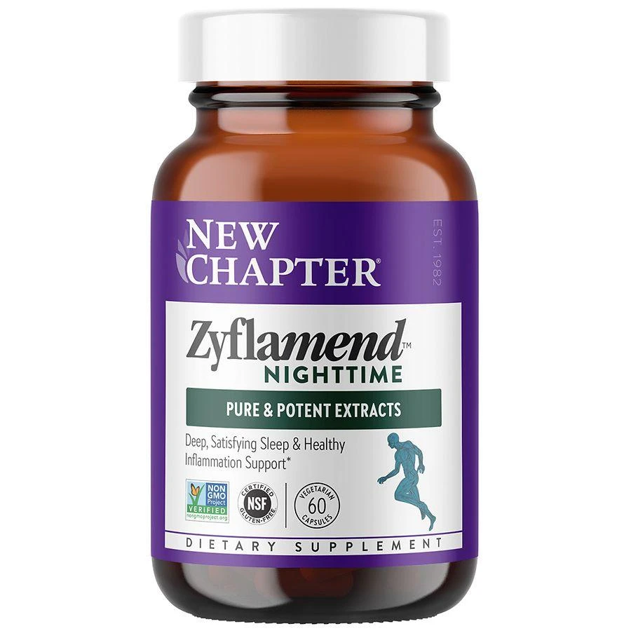 New Chapter Zyflamend Nighttime, Vegetarian Capsules 1