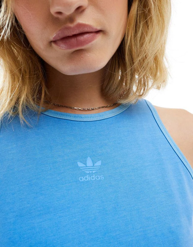 adidas Originals adidas Originals essentials tank top in washed blue 4