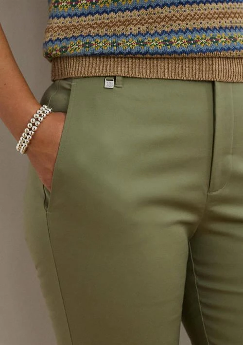 Ralph Lauren Ralph Lauren Plus Size Stretch Cotton Blend Pants 3