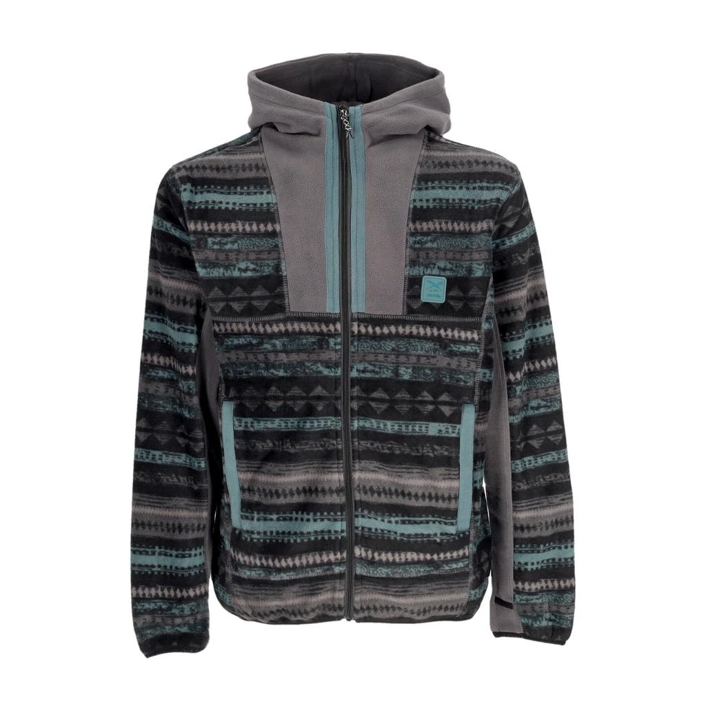 Iriedaily Scopian Men's Fleece Jacket Zip Hoodie Anthracite 1