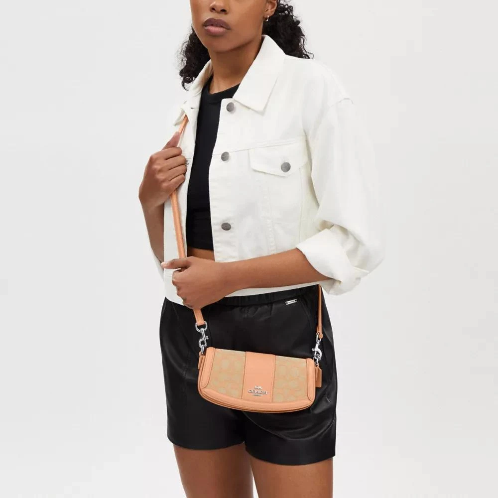 Coach Andrea Small Shoulder Bag In Signature Jacquard 2