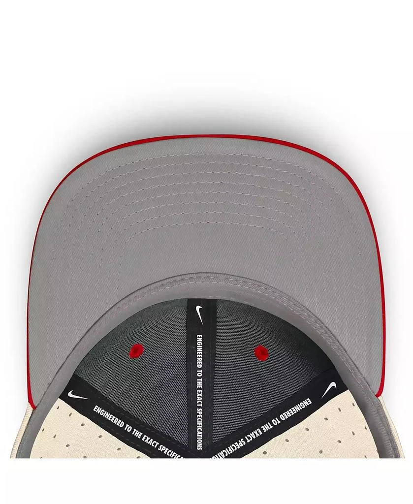 NIKE Men's Natural Georgia Bulldogs On-Field Dugout True Performance Fitted Hat 4