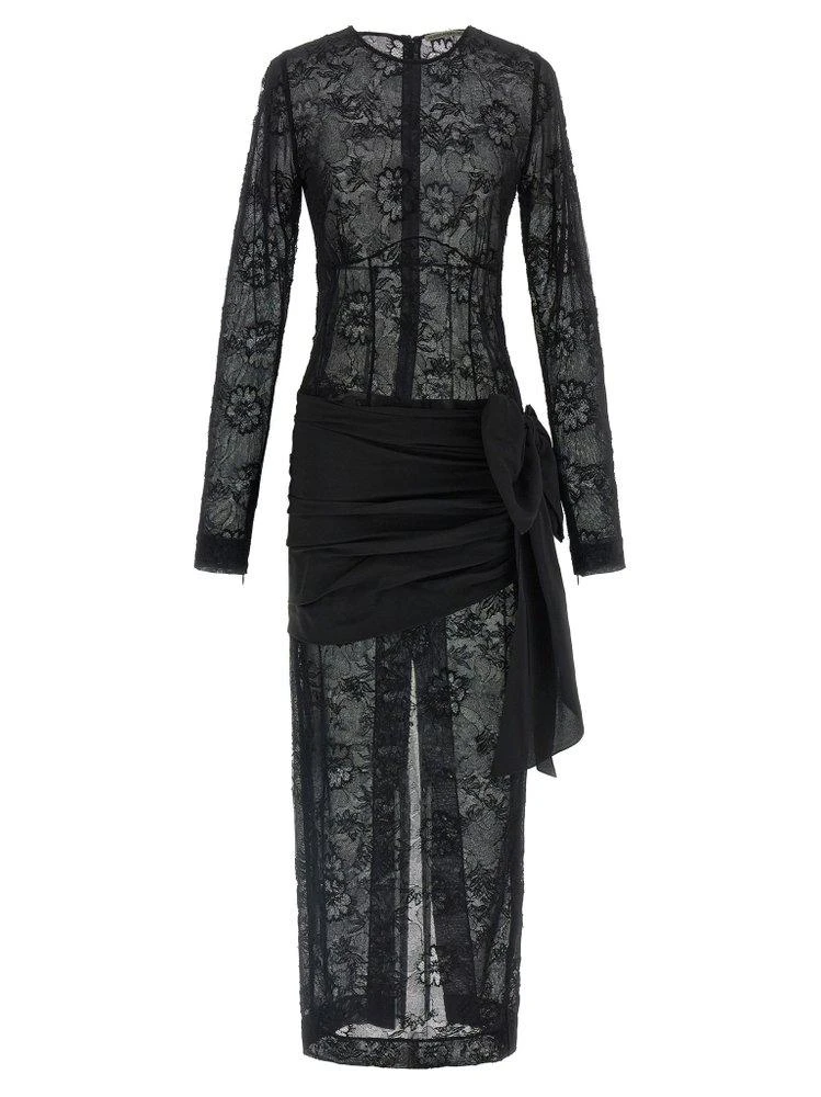 Alessandra Rich Alessandra Rich Lace Bustier Dress