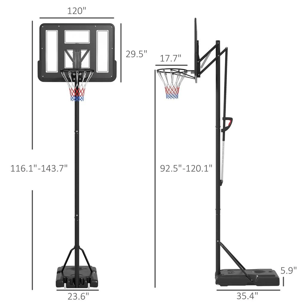 Streamdale Furniture Streamdale Portable Basketball Hoop 3