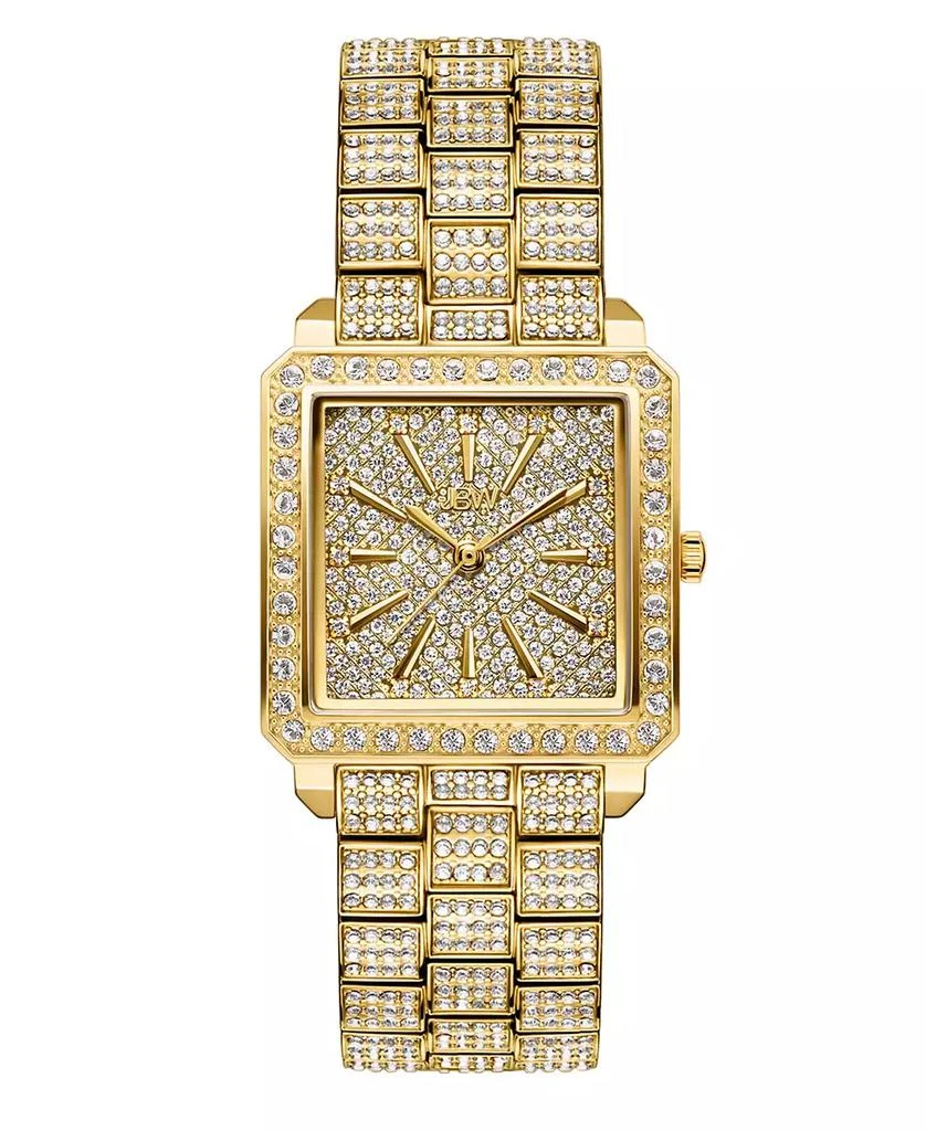 Jbw Women's Cristal 18k Gold-plated Stainless Steel Watch, 28mm 1