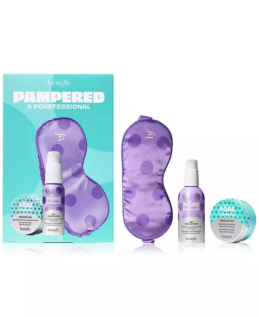 Benefit Cosmetics Pampered & POREfessional Moisturizer and Cleansing Oil Duo 1