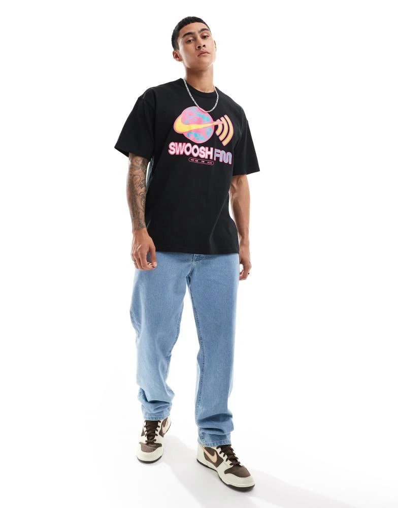 NIKE Nike Swoosh FM graphic t-shirt in black 3
