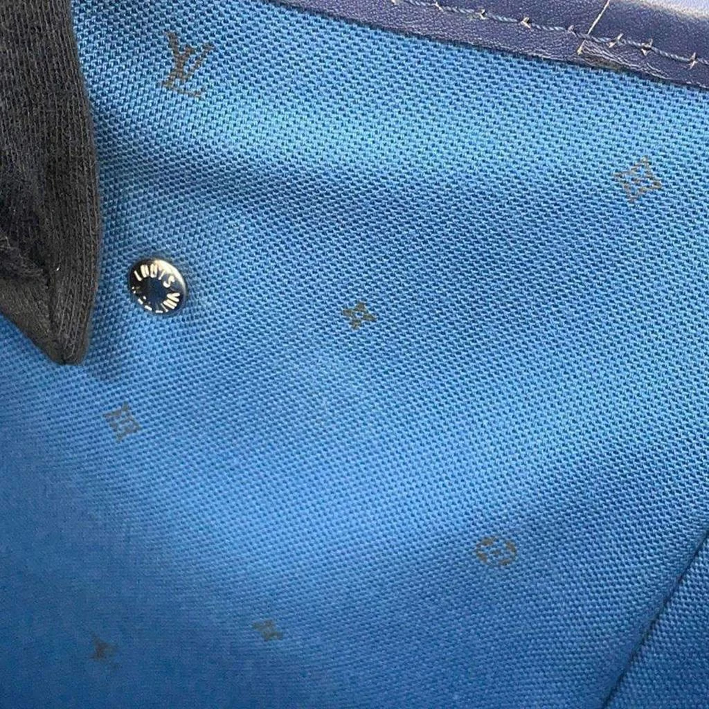 Louis Vuitton Louis Vuitton Blue Coated Canvas MM Neverfull Tote Bag 14
