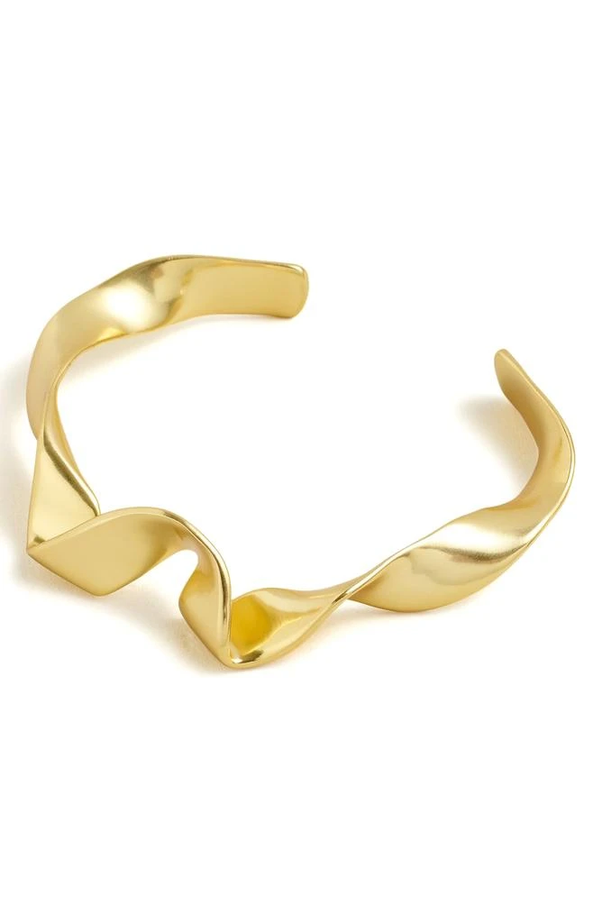 Madewell Twisted Ribbon Cuff Bracelet 1