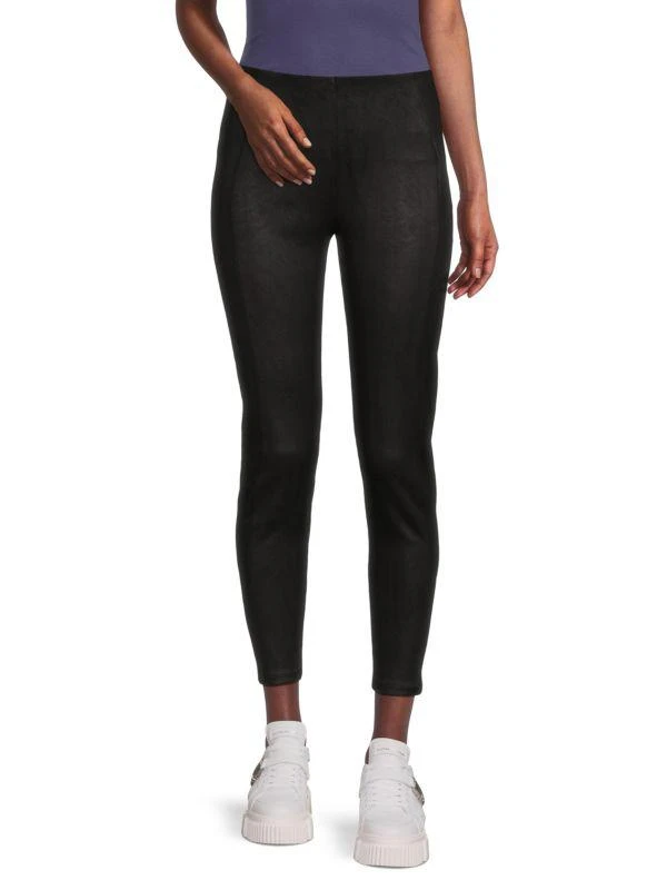Tahari Metallic Scuba Leggings 1