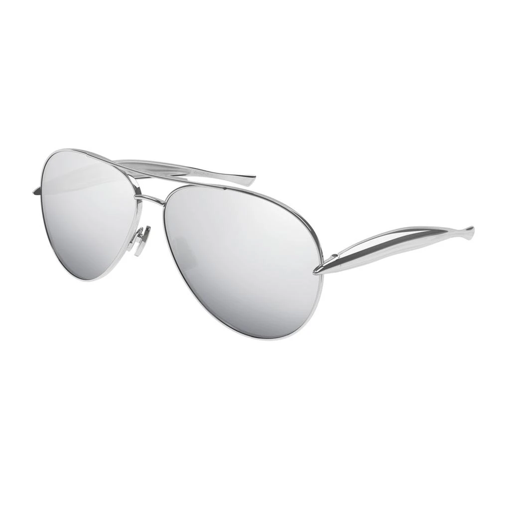 Bottega Veneta Bottega Veneta Bv1305s Linea Unapologetic 003 Silver Sunglasses 2