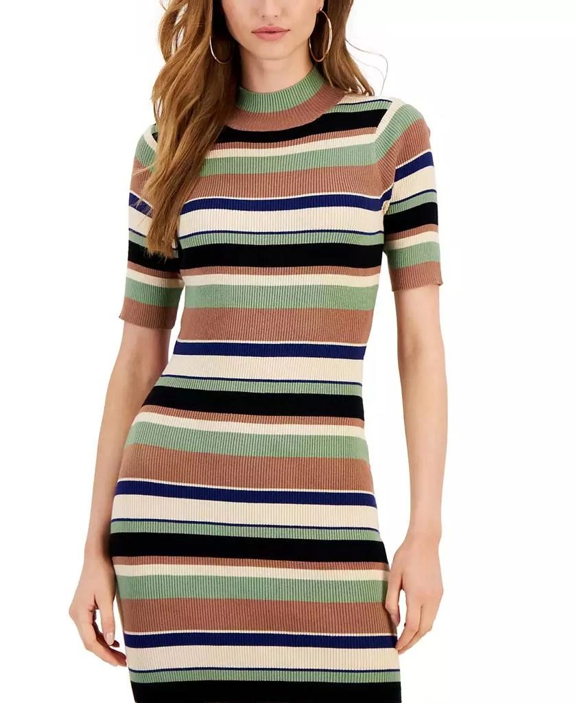 RACHEL Rachel Roy Women's Esme Striped Sweater-Knit Dress 5