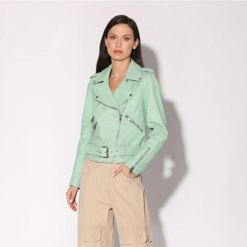 Walter Baker Allison Jacket, Pistachio Leather 1