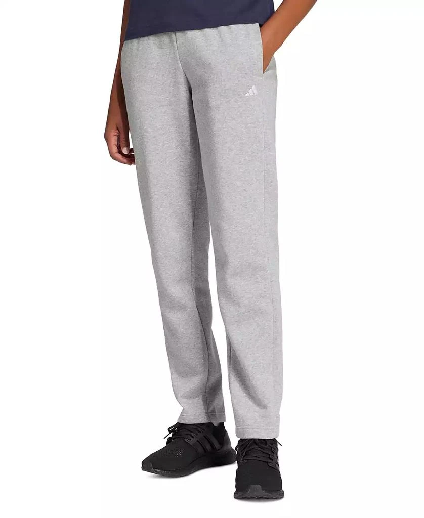 Adidas Women's Feel Cozy Small Logo Fleece Sweatpants 6