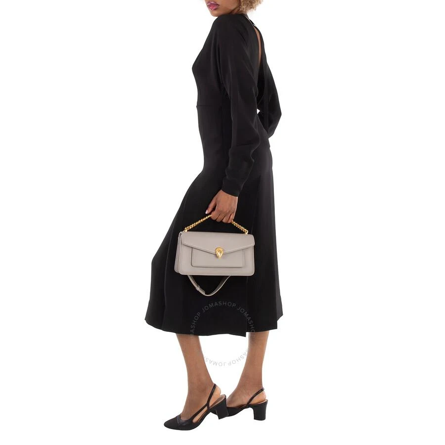 BVLGARI Grey East-West Serpenti Shoulder Bag 2