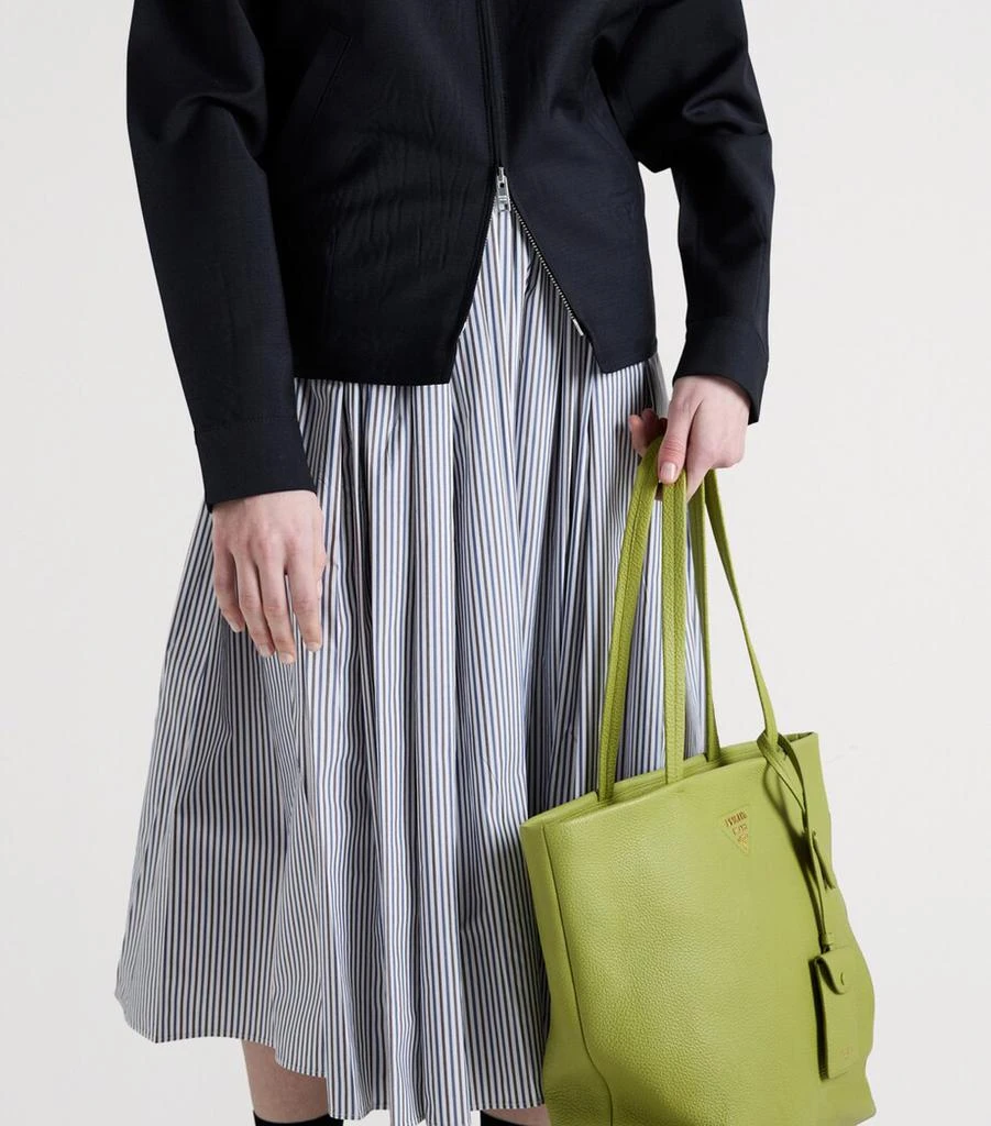 Prada Poplin Stripe Skirt 3