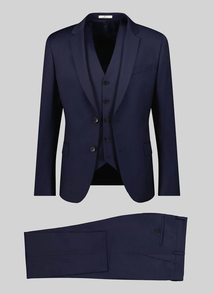 预计3周后发货 Fursac Fursac - Costume 3 Pièces Serge Unie I-Travel - Carbone 7