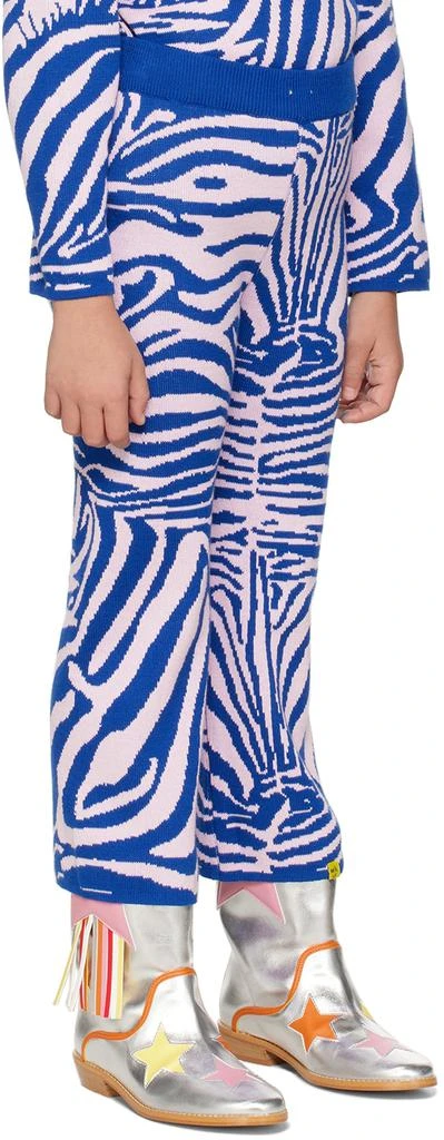 M’A Kids Kids Blue 
Pink Zebra Lounge Pants 2