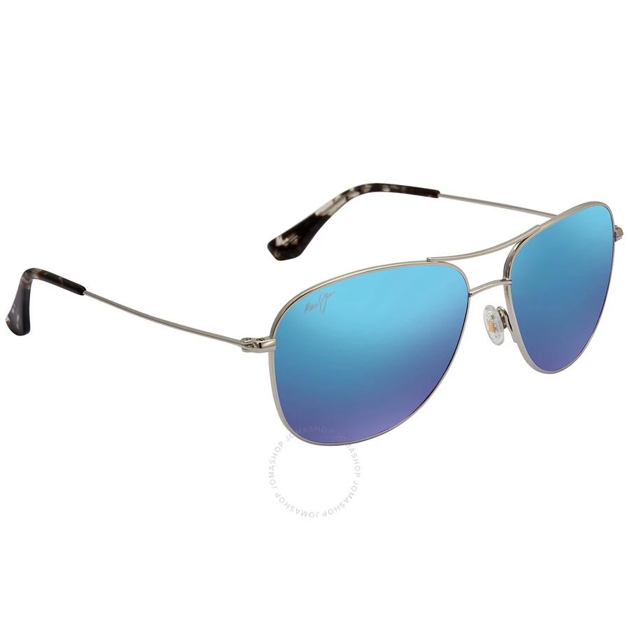 Maui Jim Cliff House Blue Hawaii Pilot Unisex Sunglasses B247-17 59 2
