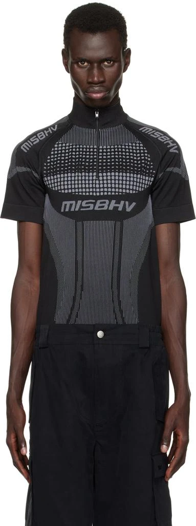 Misbhv Black Sport Europa Quarter-Zip Top 1