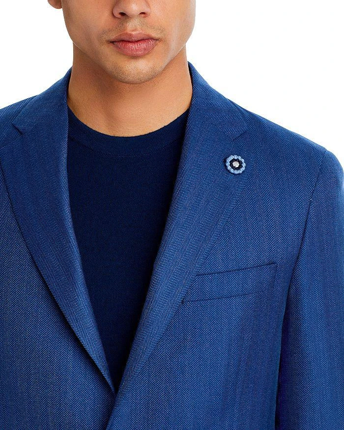 Hart Schaffner Marx New York Herringbone Regular Fit Sport Coat 7