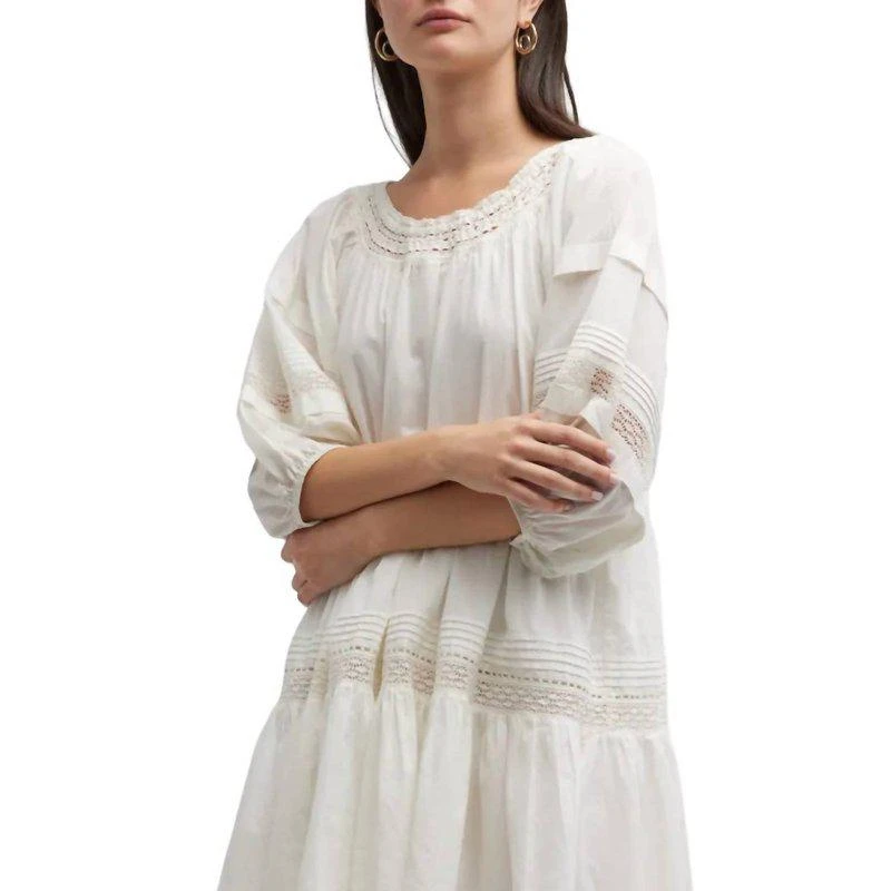 The Great Short Nightingale Dress In Cream 1