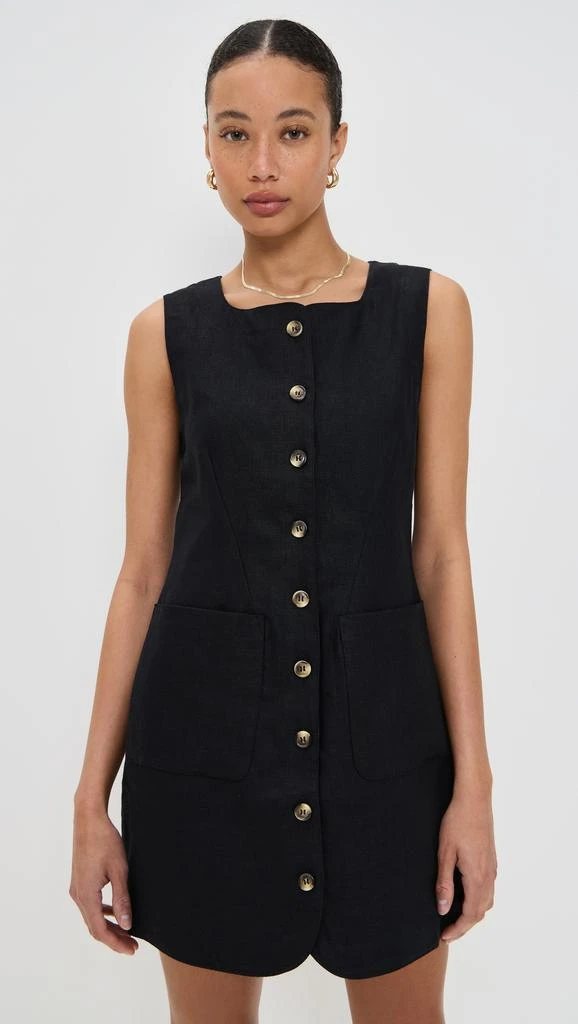 Posse Emma Button Down Mini Dress 6
