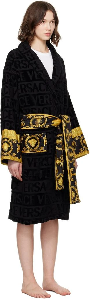 Versace Black 
I Heart Baroque
 Bathrobe 2