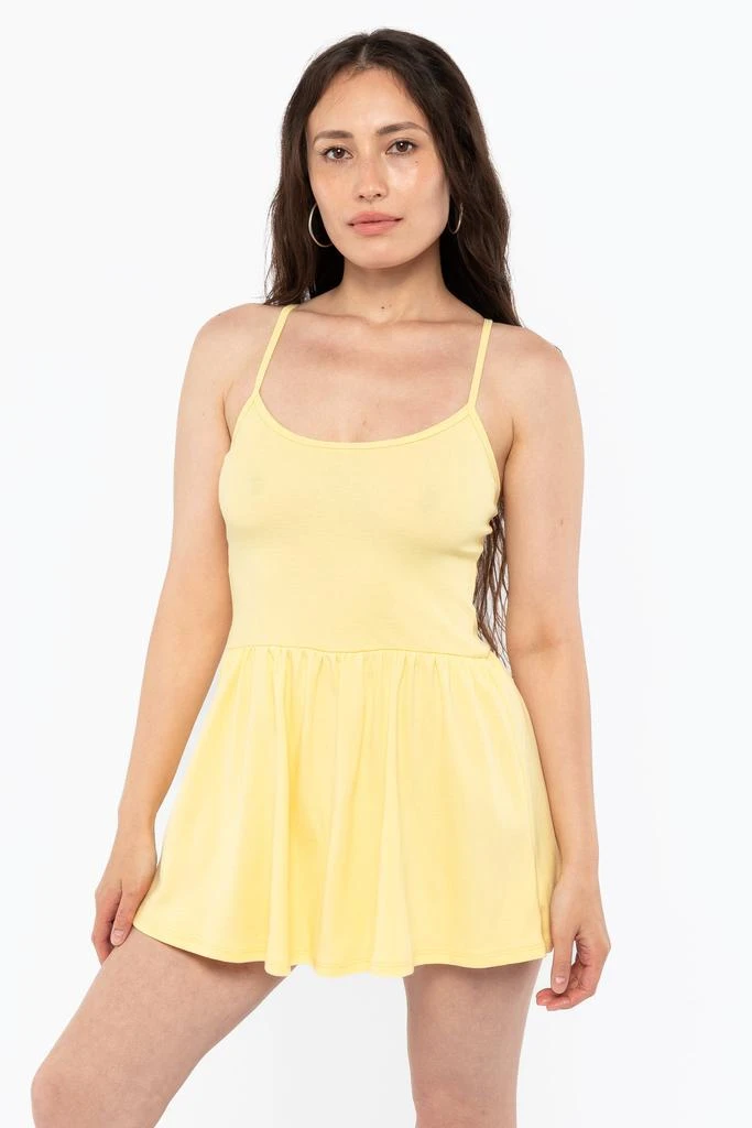 Los Angeles Apparel 43206X - Baby Rib Cross Back Mini Dress 13