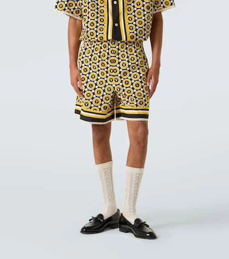 Valentino Printed cotton poplin shorts 3