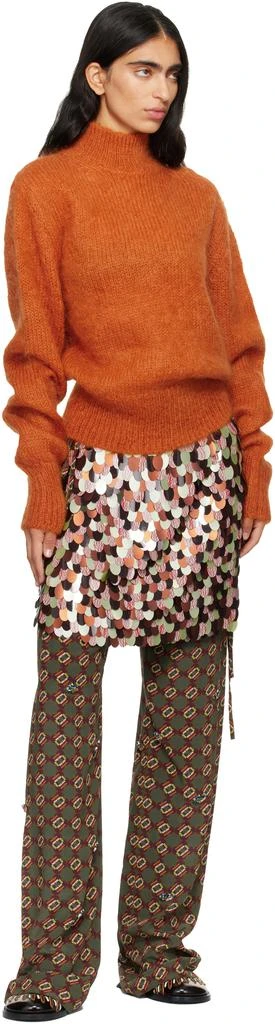 Dries Van Noten Multicolor Layered Trousers 4