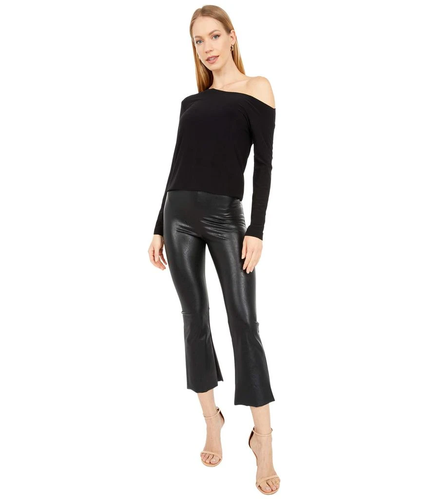 Norma Kamali Long Sleeve Drop Shoulder Top 4