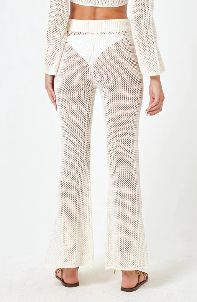 LSPACE Los Cabos Open Stitch Cover-Up Sweater Pants 2