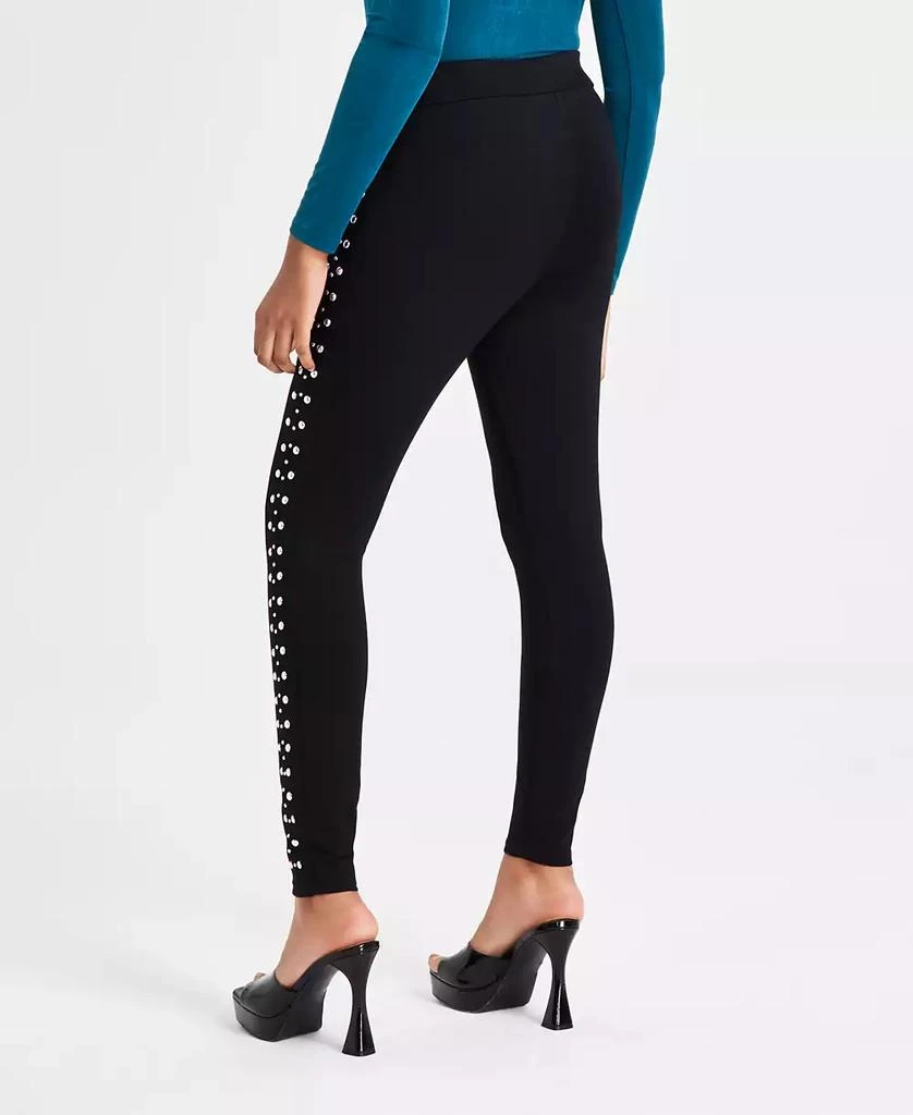 Bar III Women's Three-Row Studded Ponté-Knit Leggings, Created for Macy's 3