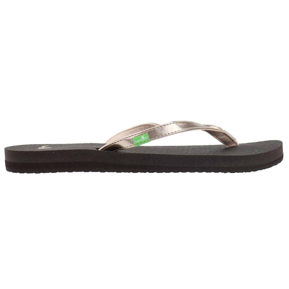 Sanuk Yoga Spree 4 Metallic Flip Flops
