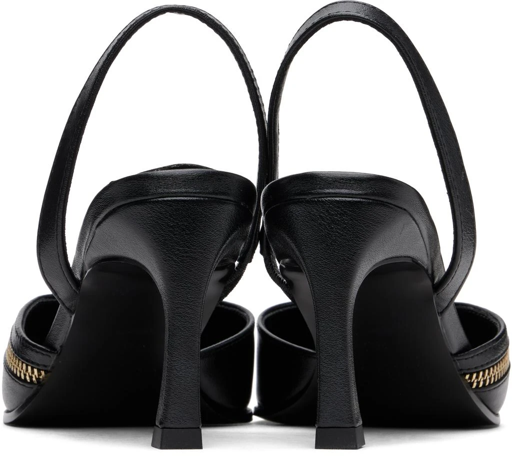 Versace Black Mandy Slingback Low Heels 2