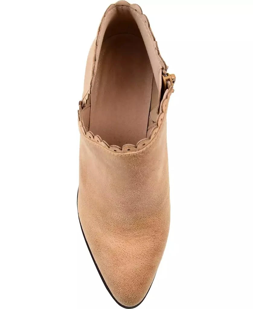 Journee Collection Women's Tessa Scalloped Block Heel Booties 20