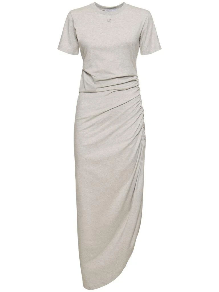 GIUSEPPE DI MORABITO Logo Cotton Jersey Midi Dress 1