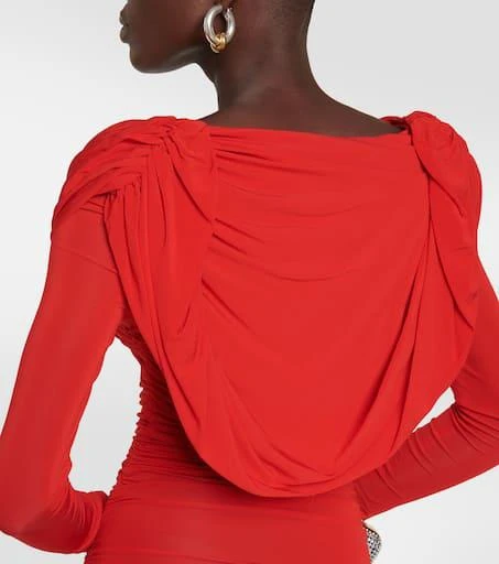 GIUSEPPE DI MORABITO Hooded jersey minidress 6