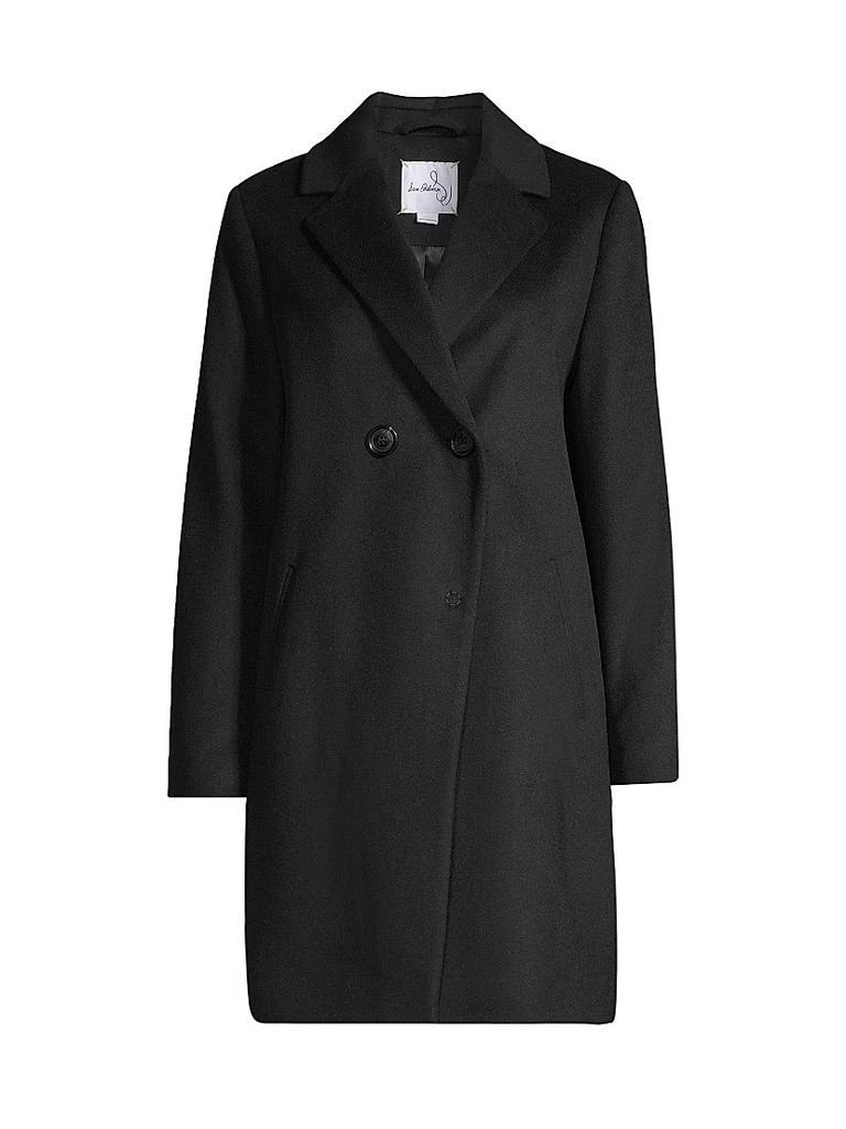 Sam Edelman Wool-Blend Double-Breasted Cutaway Coat 1